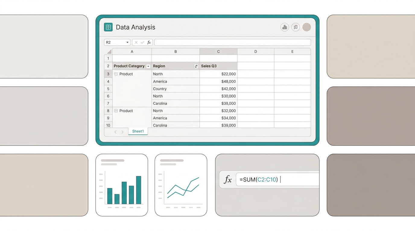 Análisis de datos en Excel: guía para empezar